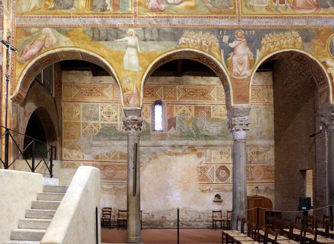 Pomposa, abbazia, interno 03, scuola bolognese, 1350 ca., - Sailko