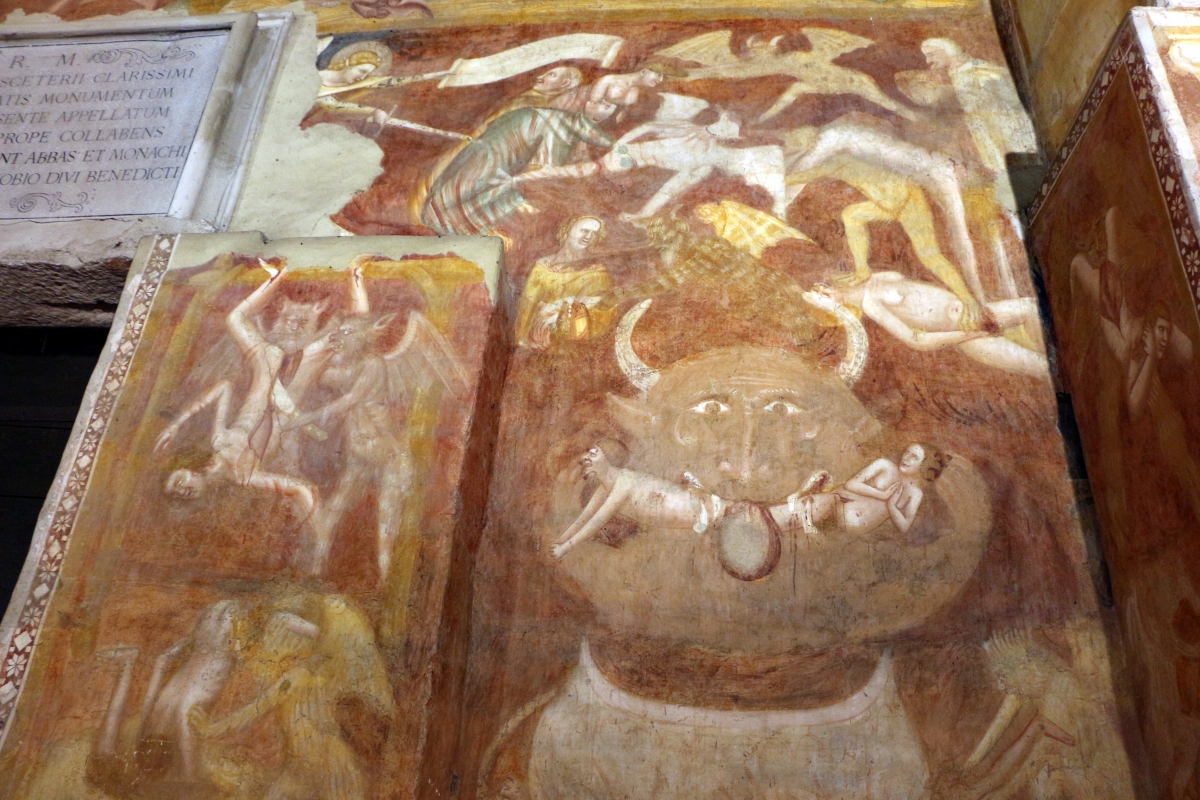 Scuola bolognese, ciclo dell'abbazia di pomposa, 1350 ca., giudizio universale, inferno 02 - Sailko