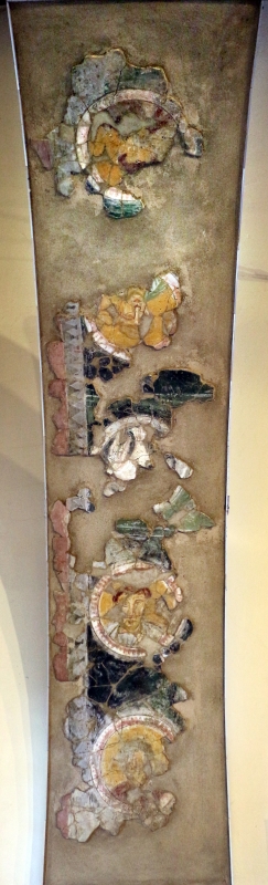 Affresco dall'intradosso dell'acone dell'absidiola sud dell'abbazia di pomposa, IX-X secolo - Sailko