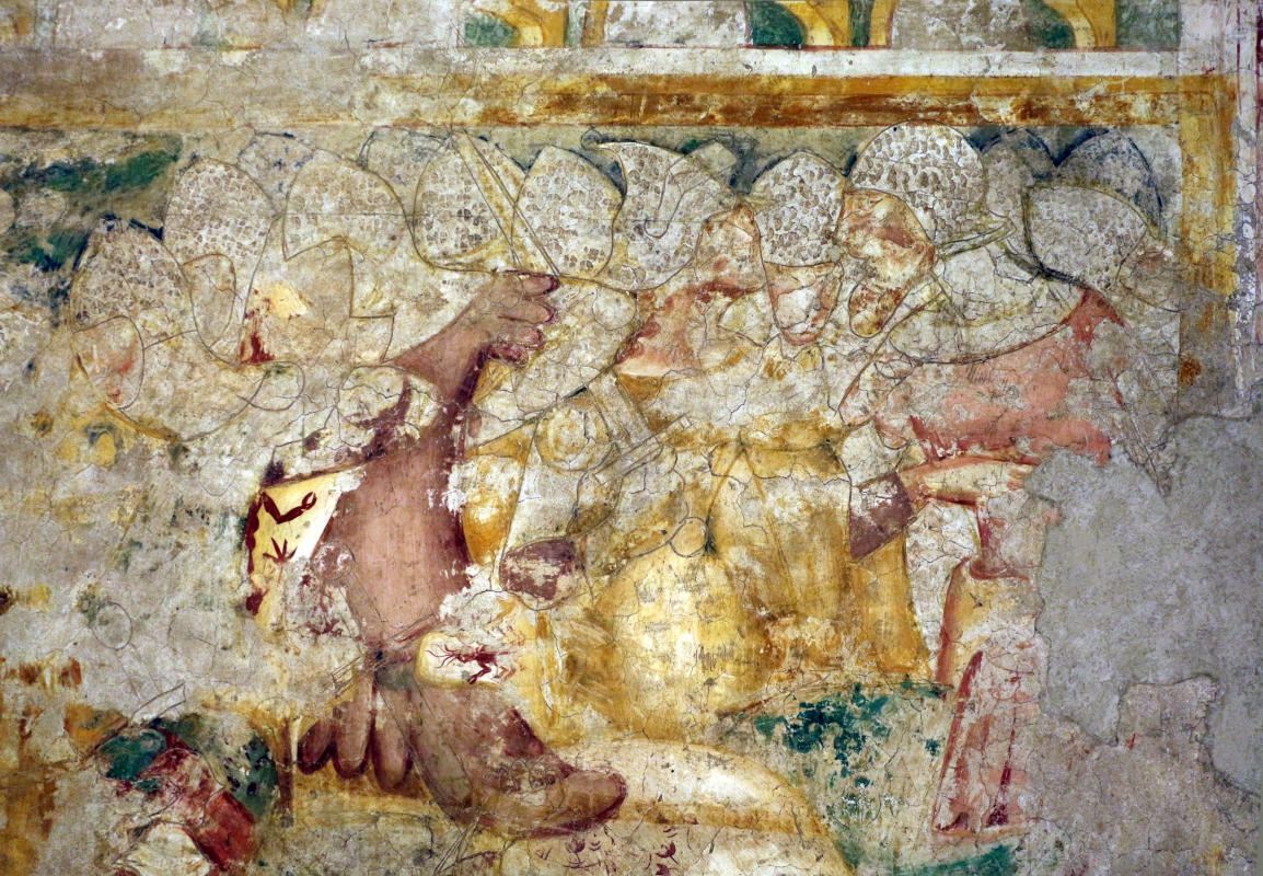 Andrea de' bartoli (attr.), battaglia di bet-zacaria tra giuda maccabeo e antico V eupatore, 1350-1400 ca. 04 - Sailko