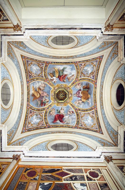 Castello Estense. Cappella Ducale, soffitto - baraldi