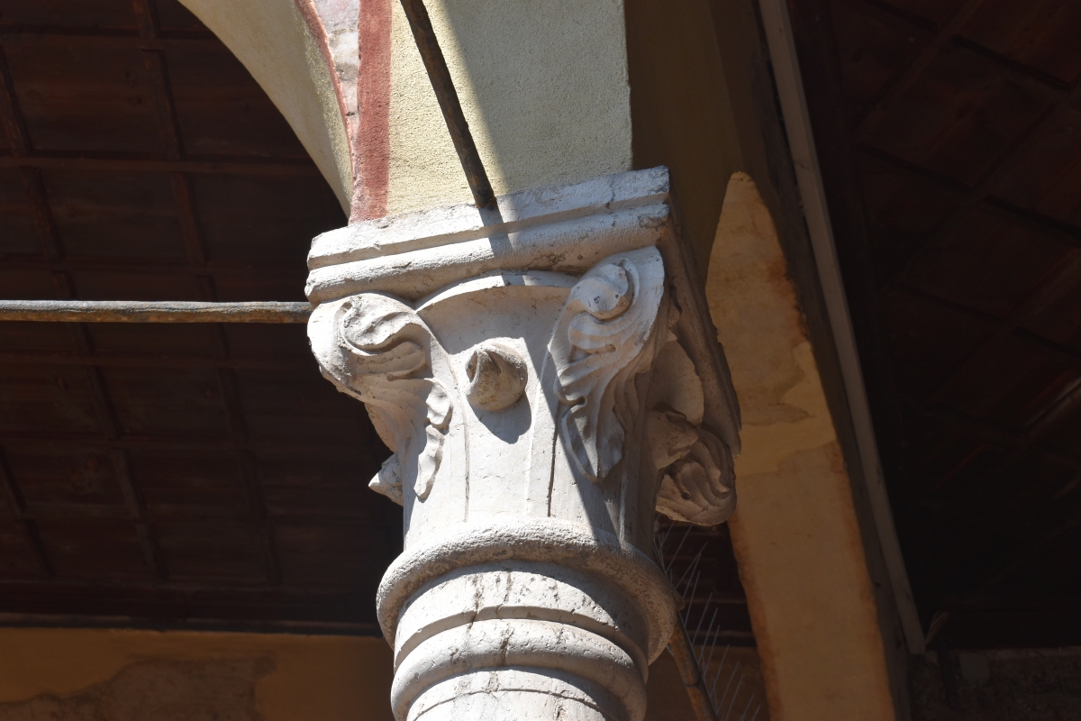 Capitello loggiato piano nobile casa Romei Ferrara - Nicola Quirico