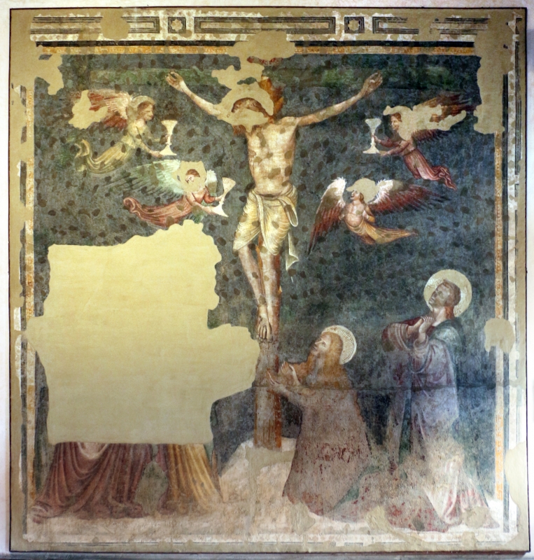 Scuola veneta, crocifissione, 1350 ca., da s. caterina martire a ferrara - Sailko