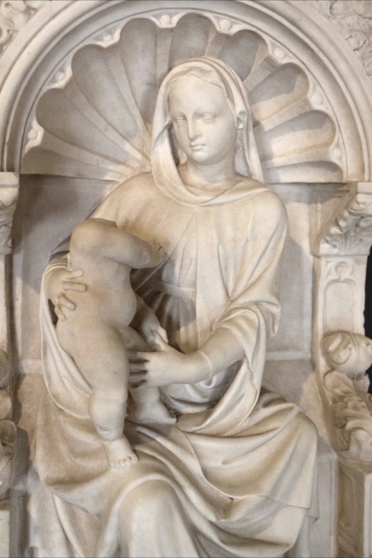 Scuola veneta, madonna in trono col bambino, xv secolo, dal piccolo chiostro della certosa di ferrara, 02 - Sailko