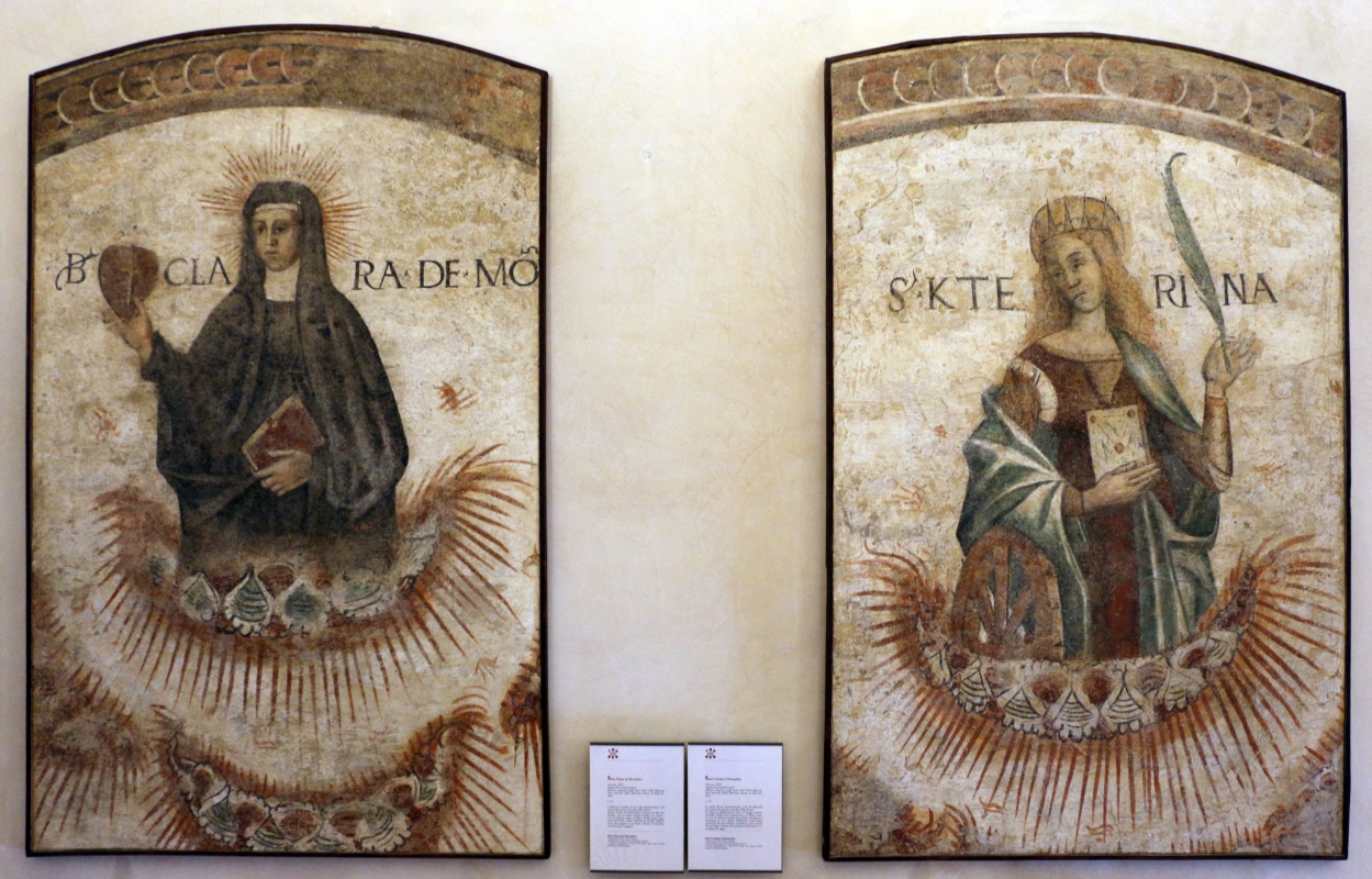 Scuola ferrarese, ss. chiara da montefalco e caterina d'alessandria, 1510 ca., da s. andrea a ferrara - Sailko