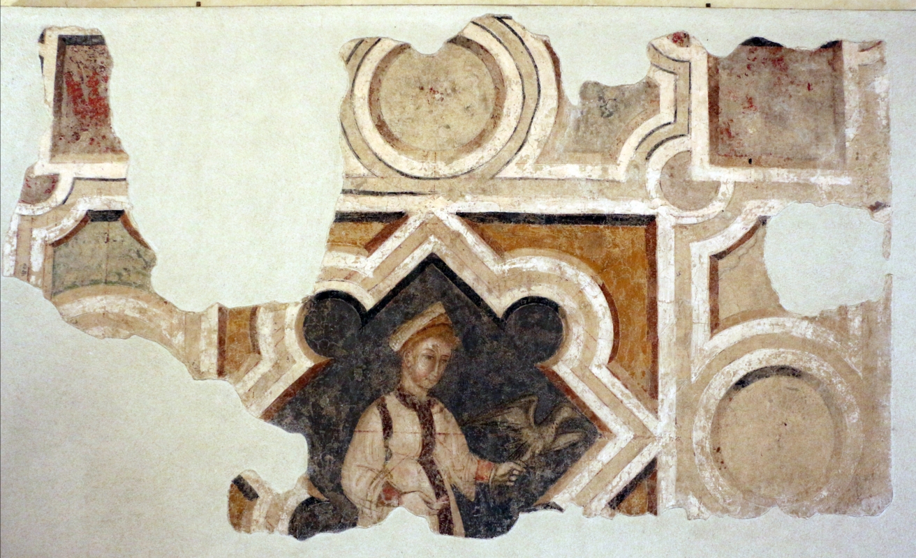 Scuola riminese, figura femminile, inizio del xv secolo, dalla ex-chiesa di s. caterina martire a ferrara - Sailko