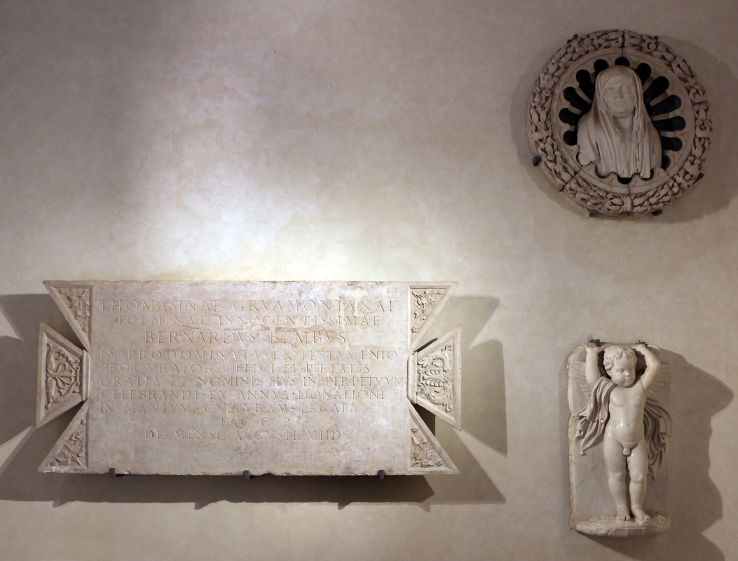Luigi montagnana, frammenti dal monumento funeraio di romasina gruamonti estense, da s. andrea a ferrara, 1498, 01 - Sailko