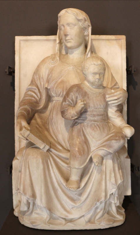 Madonna col bambino, xv secolo, dal piccolo chiostro della certosa di ferrara, 0 - Sailko