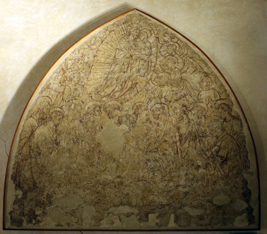 Artista tardo-gotico, dormitio virginis, da s.m. nuova a ferrara, 1450 ca - Sailko