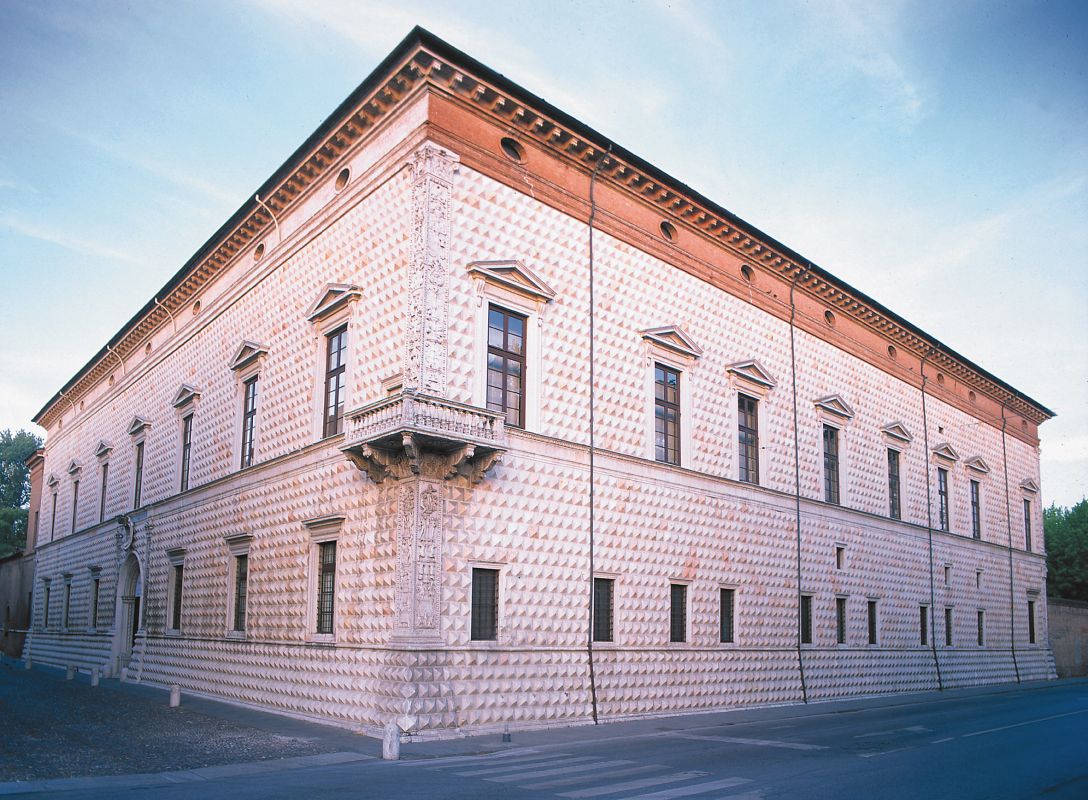 Palazzo dei Diamanti visto dal Quadrivio - Baraldi