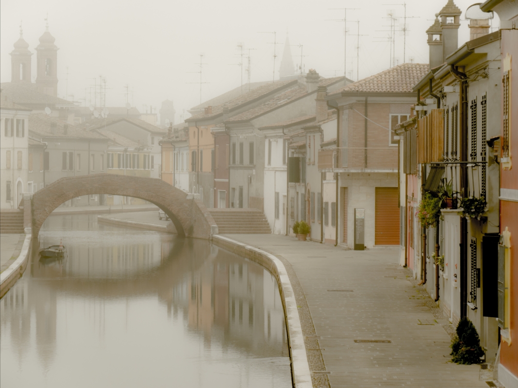 First autumn fog in Comacchio-4 - Massimo Saviotti