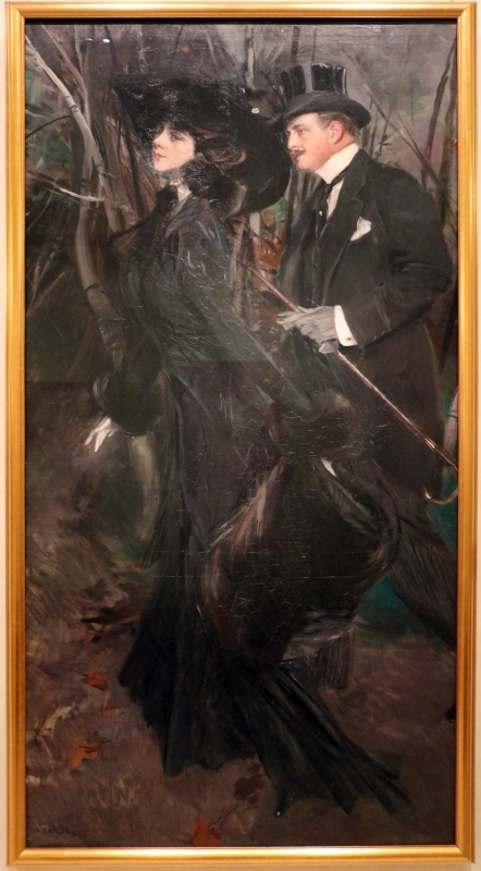 Giovanni boldini, la passeggiata al bois de boulogne, 1909 ca. 01 - Sailko
