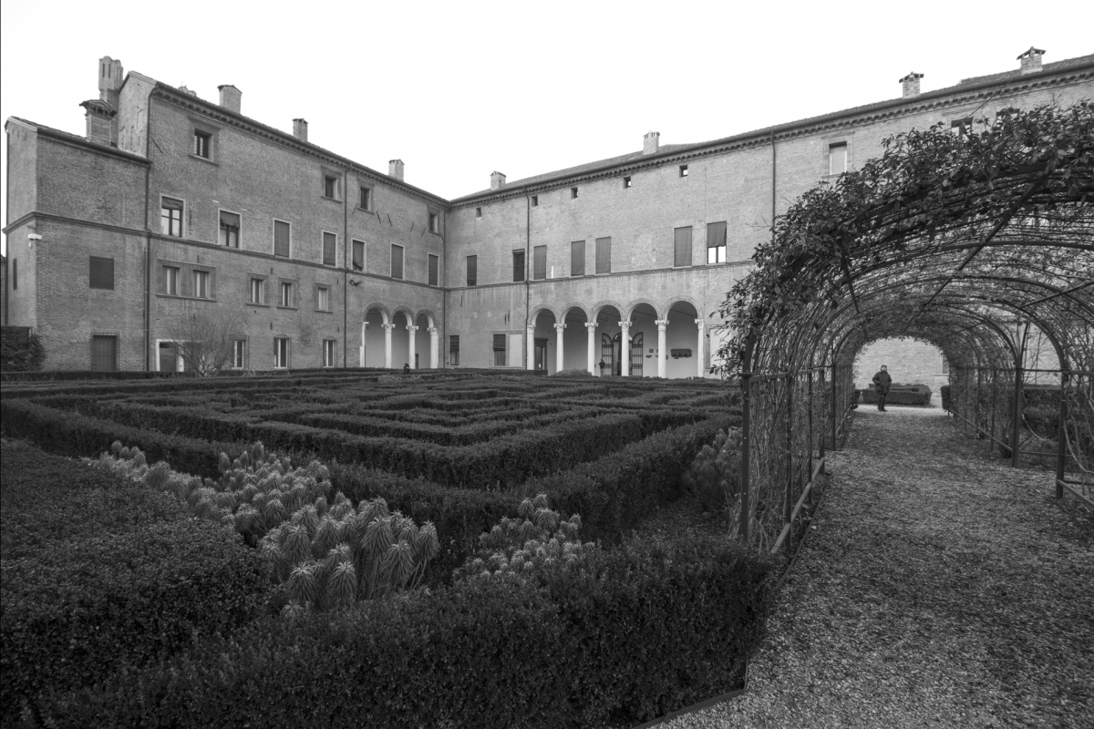 Il giardino con labirinto e il palazzo - Antonella Balboni