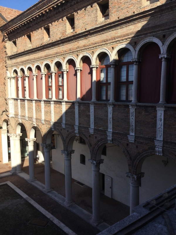 Courtyard of Palazzo Costabili - Alison Mary Lazzari