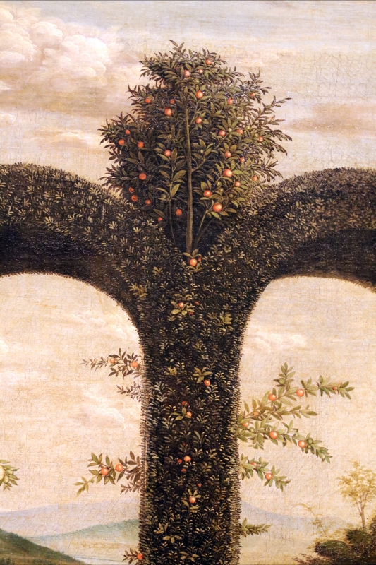 Andrea mantegna, minerva scaccia i vizi dal giardino delle virtù, 1497-1502 ca. (louvre) 08 - Sailko