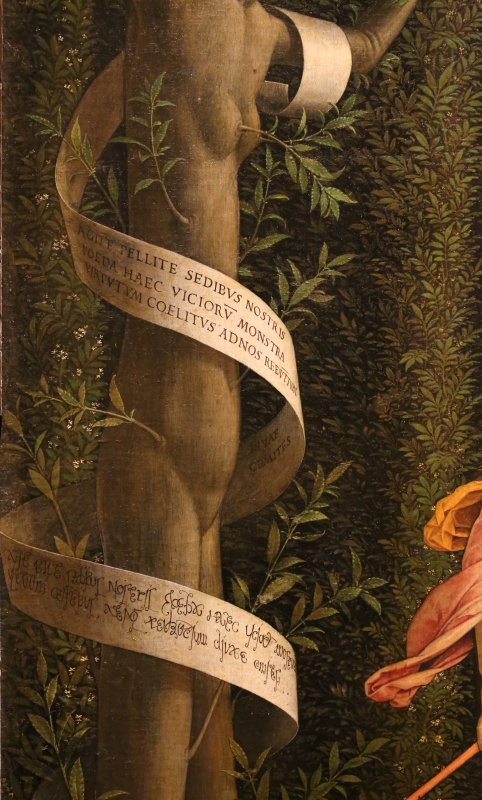 Andrea mantegna, minerva scaccia i vizi dal giardino delle virtù, 1497-1502 ca. (louvre) 10 - Sailko