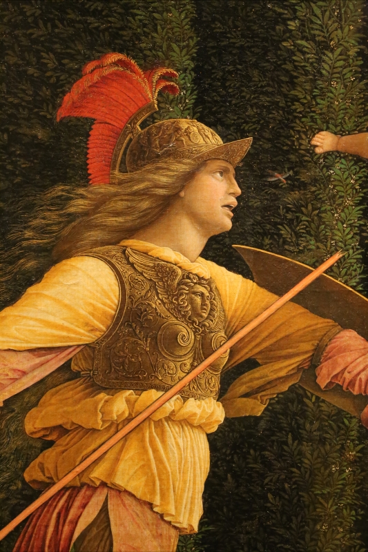 Andrea mantegna, minerva scaccia i vizi dal giardino delle virtù, 1497-1502 ca. (louvre) 13 - Sailko