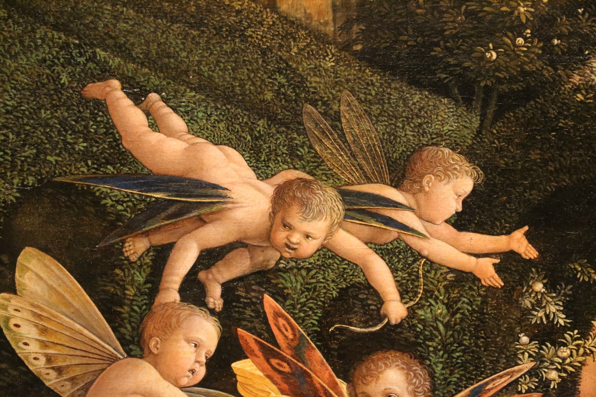 Andrea mantegna, minerva scaccia i vizi dal giardino delle virtù, 1497-1502 ca. (louvre) 15 - Sailko