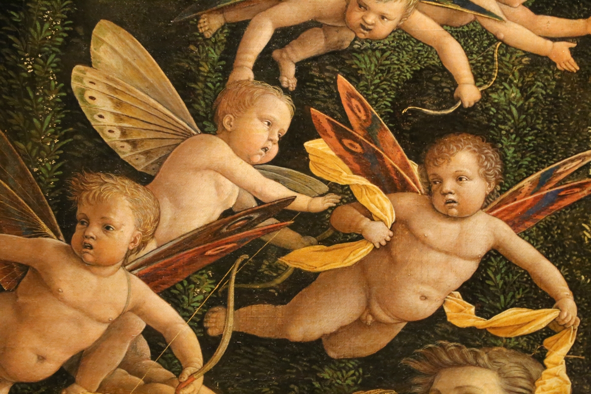 Andrea mantegna, minerva scaccia i vizi dal giardino delle virtù, 1497-1502 ca. (louvre) 16 - Sailko