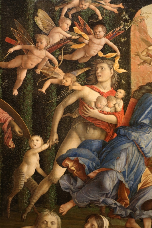 Andrea mantegna, minerva scaccia i vizi dal giardino delle virtù, 1497-1502 ca. (louvre) 18 - Sailko