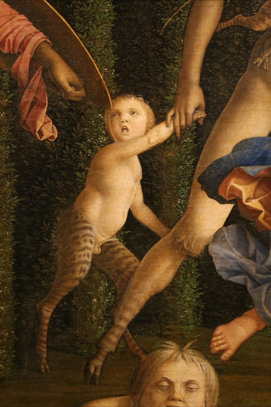 Andrea mantegna, minerva scaccia i vizi dal giardino delle virtù, 1497-1502 ca. (louvre) 20 - Sailko