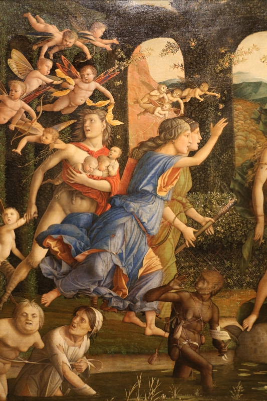 Andrea mantegna, minerva scaccia i vizi dal giardino delle virtù, 1497-1502 ca. (louvre) 23 - Sailko