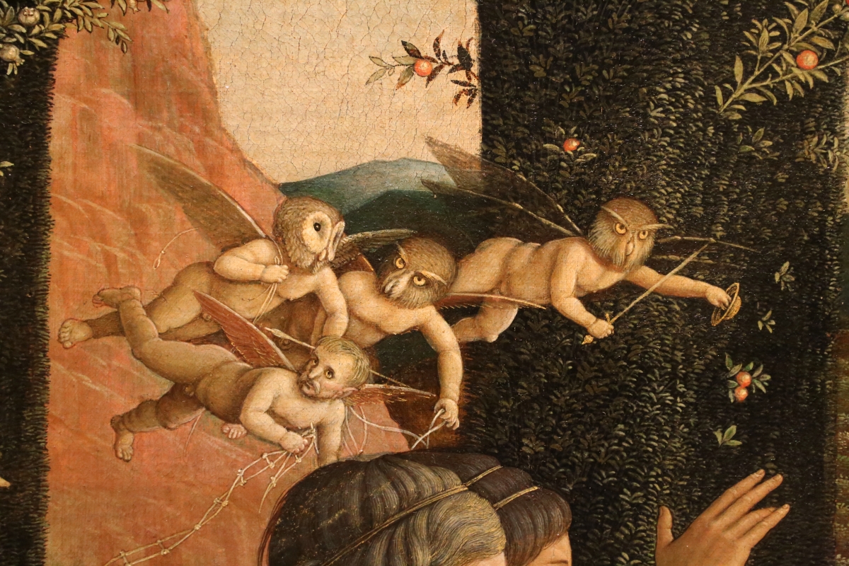 Andrea mantegna, minerva scaccia i vizi dal giardino delle virtù, 1497-1502 ca. (louvre) 24 - Sailko