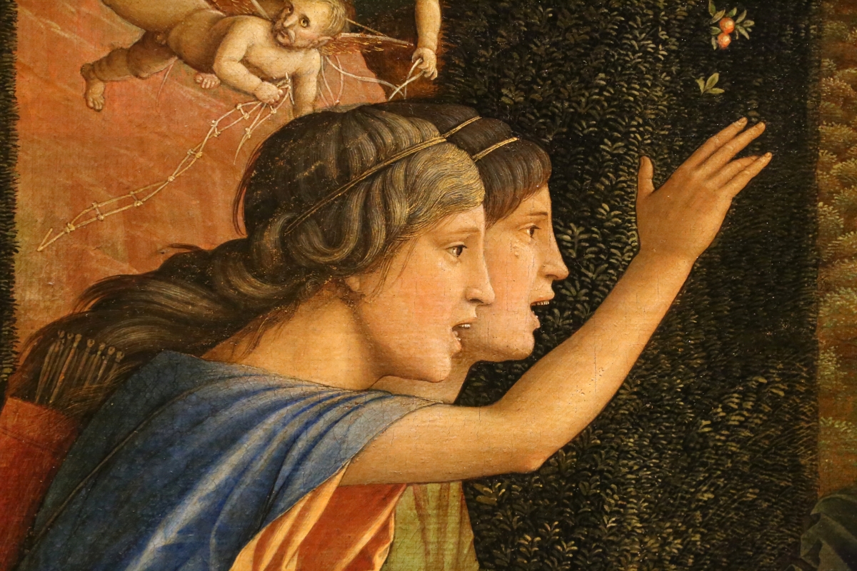 Andrea mantegna, minerva scaccia i vizi dal giardino delle virtù, 1497-1502 ca. (louvre) 25 - Sailko