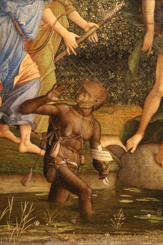 Andrea mantegna, minerva scaccia i vizi dal giardino delle virtù, 1497-1502 ca. (louvre) 26 - Sailko