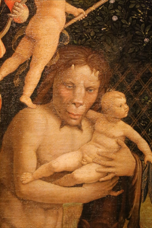 Andrea mantegna, minerva scaccia i vizi dal giardino delle virtù, 1497-1502 ca. (louvre) 34 - Sailko