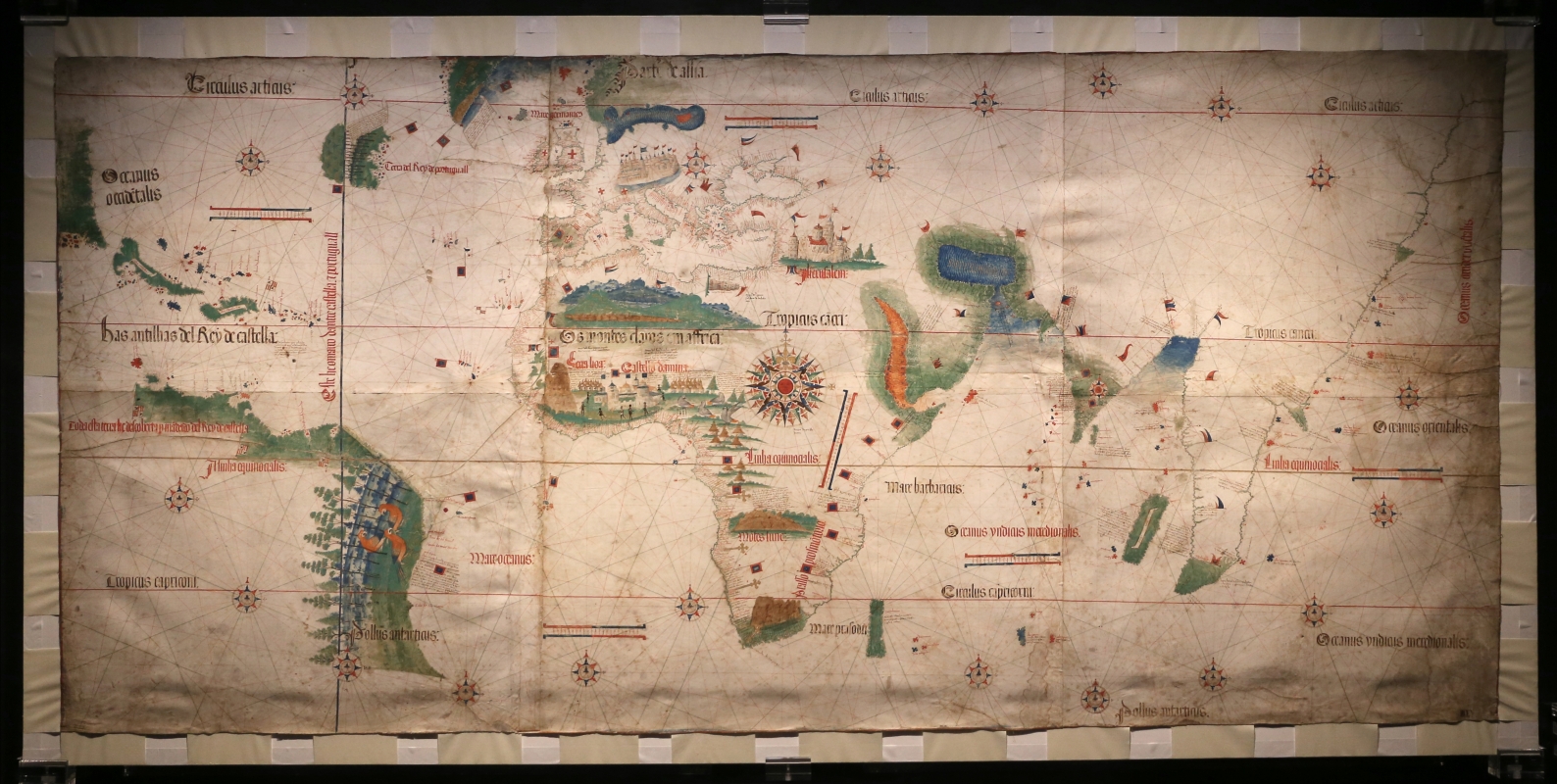 Anonimo portoghese, carta navale per le isole nuovamente trovate in la parte dell'india (de cantino), 1501-02 (bibl. estense) 01 - Sailko