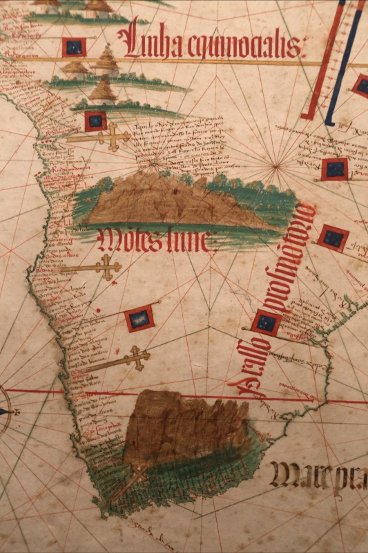 Anonimo portoghese, carta navale per le isole nuovamente trovate in la parte dell'india (de cantino), 1501-02 (bibl. estense) 12 - Sailko