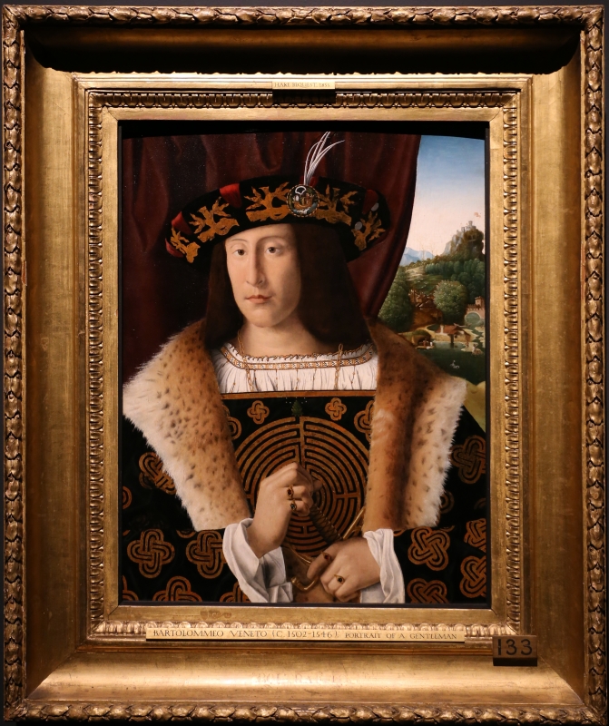 Bartolomeo veneto, ritratto di gentiluomo, 1510-15 ca. (cambridge, fitzwilliam museum) 01 - Sailko