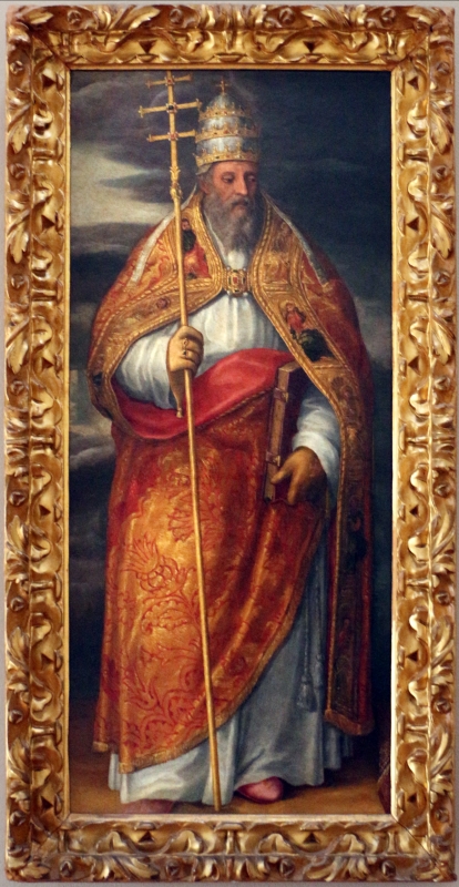 Bastianino, ss. gregorio e silvestro papi, 1565-70 ca. 02 - Sailko