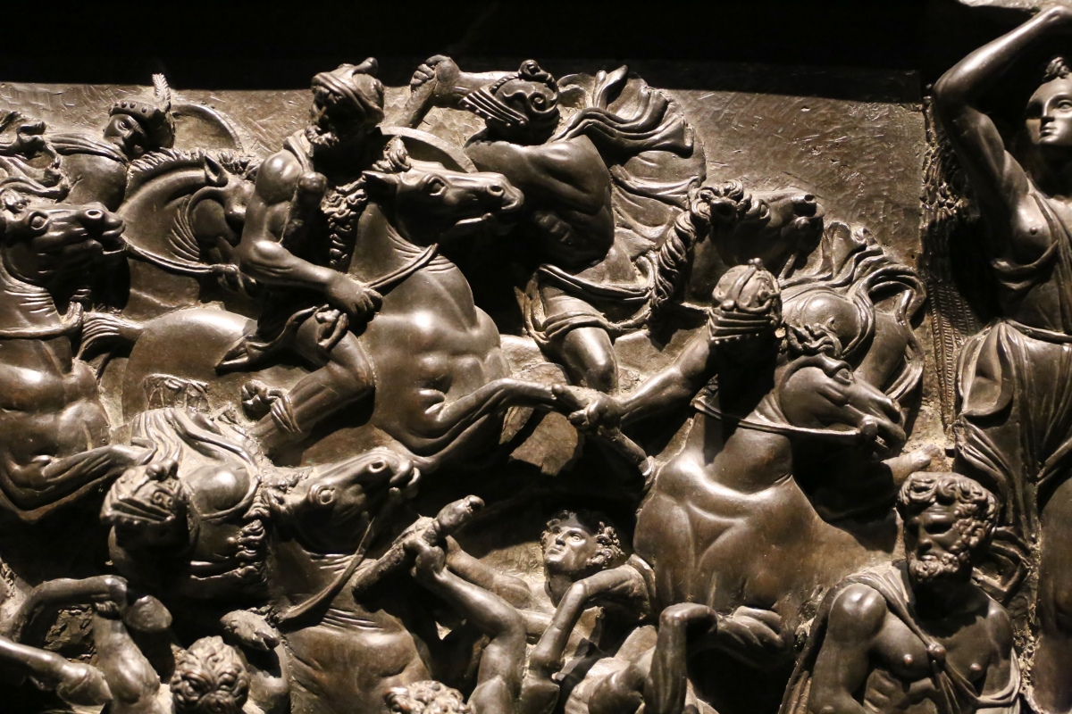 Bertoldo di giovanni, scena di battaglia, 1480 ca. (bargello) 06 - Sailko
