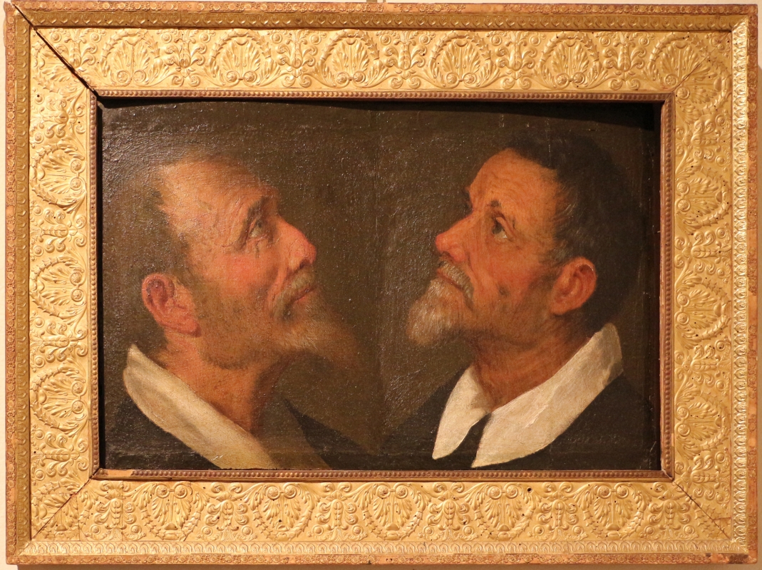 Camillo ricci (attr.), due ritratti di profilo, 1620-25 ca - Sailko