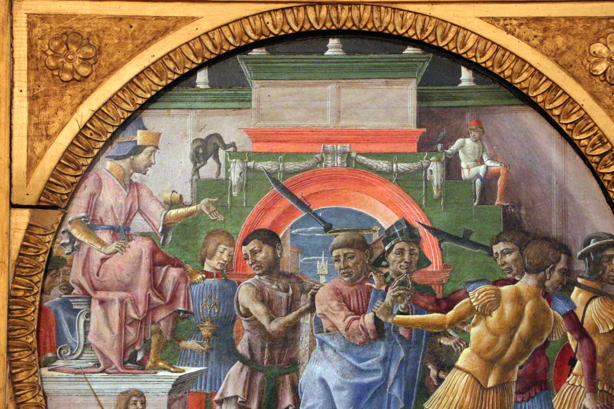 Cosmè tura, giudizio di san maurelio, 1480, da s. giorgio a ferrara, 02 - Sailko