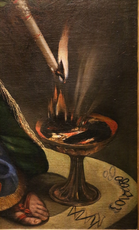 Dosso dossi, melissa, 1518 ca. 15 cerchio magico e candela - Sailko