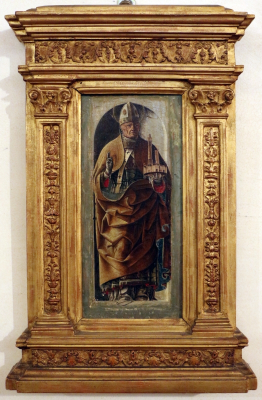 Ercole de' roberti, san petronio, dal polittico griffoni, 1472-1473 circa 01 - Sailko