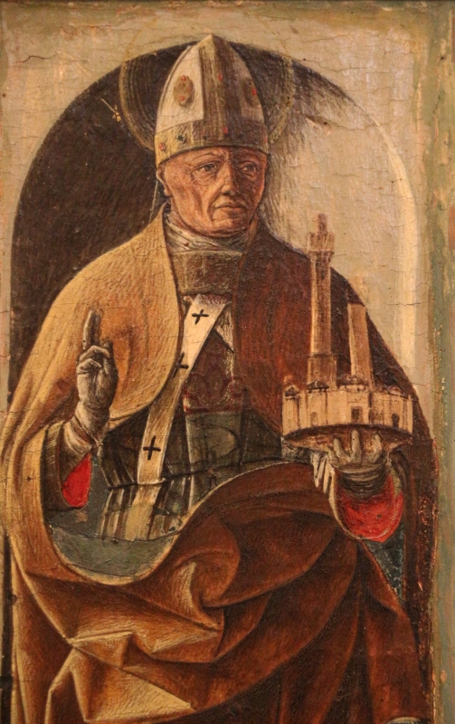 Ercole de' roberti, san petronio, dal polittico griffoni, 1472-1473 circa 03 - Sailko