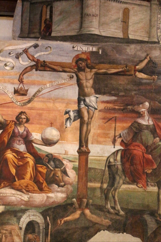 Garofalo, allegoria dell'antico e nuovo testamento con trionfo della chiesa sulla sinagoga, 1523, da s. andrea a ferrara 07 - Sailko