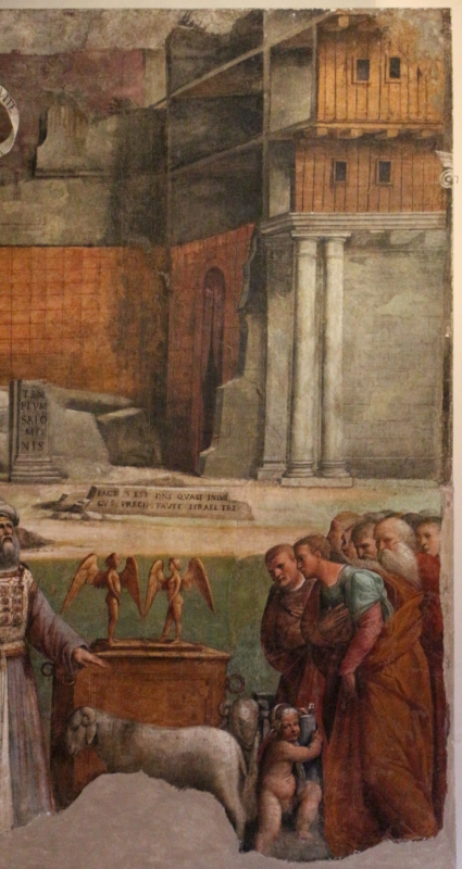 Garofalo, allegoria dell'antico e nuovo testamento con trionfo della chiesa sulla sinagoga, 1523, da s. andrea a ferrara 11 - Sailko