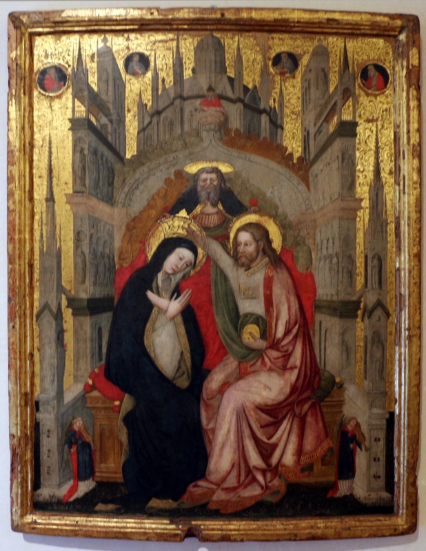 Giovanni di niccolò bellini (attr.), incoronazione della vergine, 1400-50 ca. 01 - Sailko