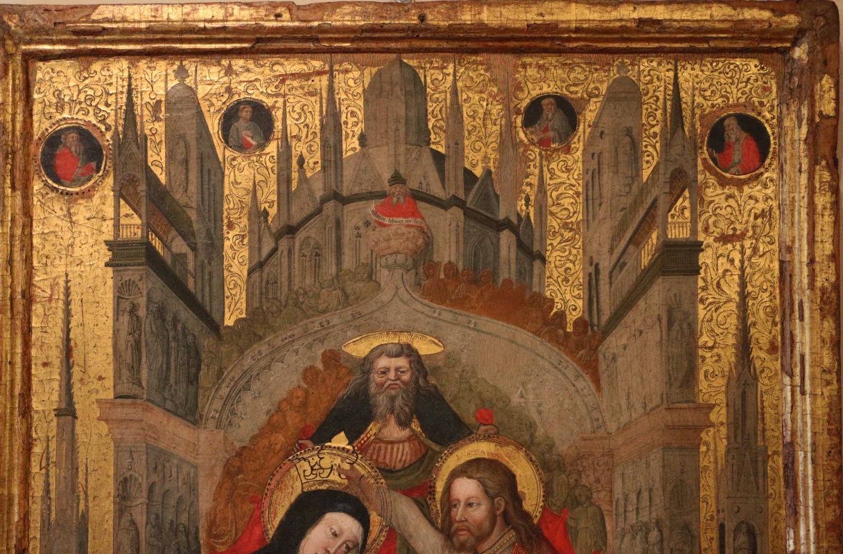 Giovanni di niccolò bellini (attr.), incoronazione della vergine, 1400-50 ca. 02 - Sailko