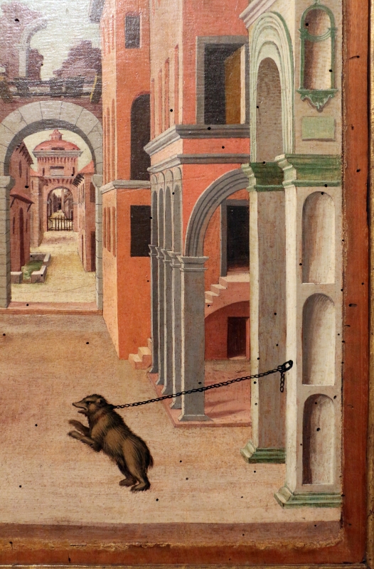 Girolamo da cotignola, due vedute di città, 1520, 10 - Sailko