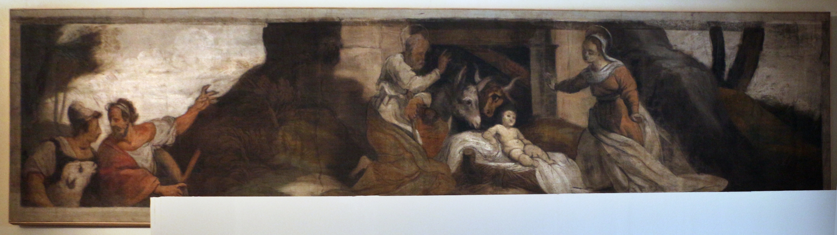 Giuseppe mazzuoli detto il bastardo, adorazione del bambino, 1579-80, dalla chiesa del gesù a ferrara 01 - Sailko