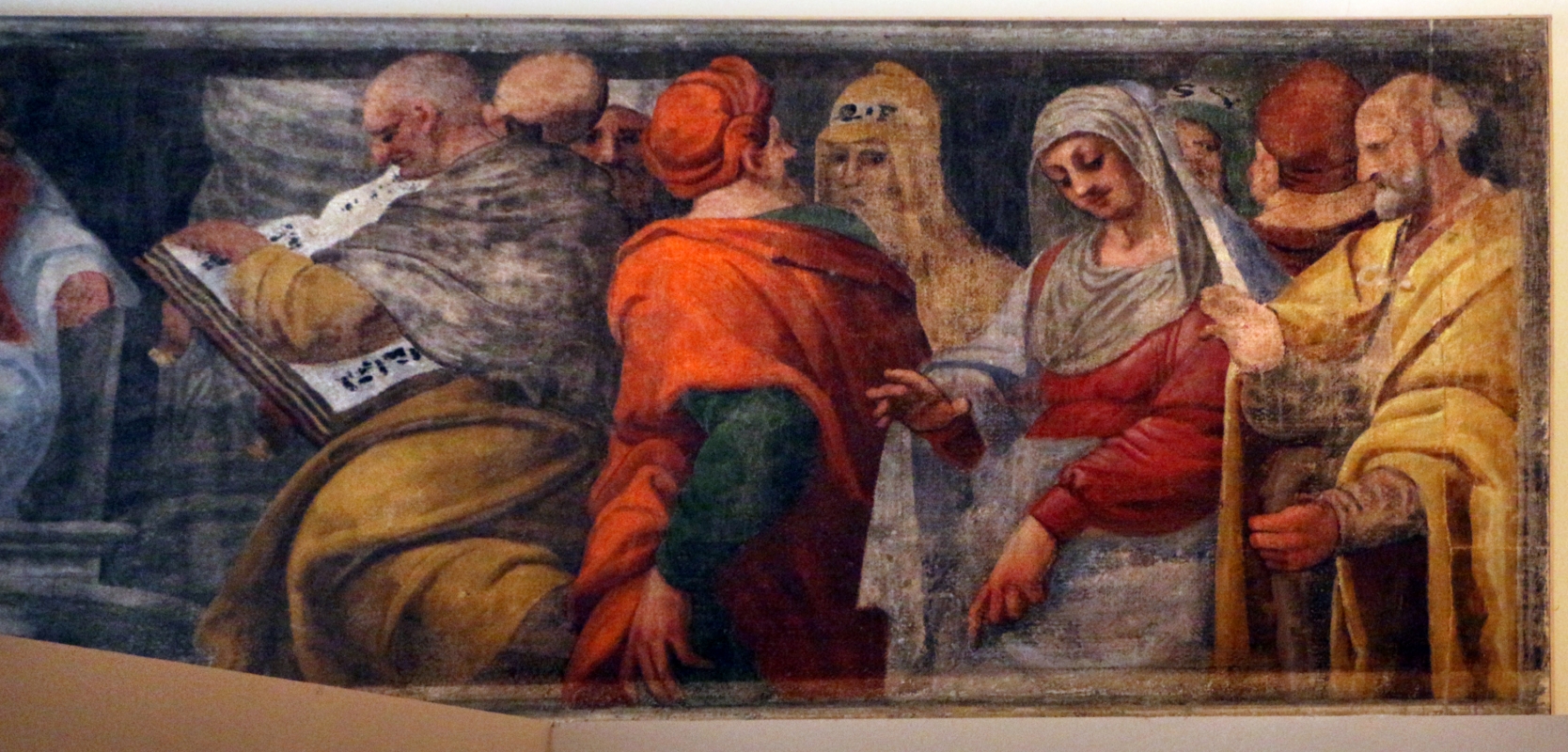 Giuseppe mazzuoli detto il bastardo, disputa coi dottori, 1579-80, dalla chiesa del gesù a ferrara 03 - Sailko