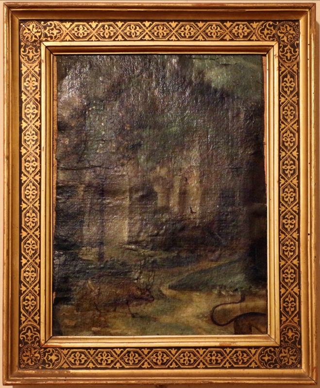 Italia settentrionale, santa maria egiziaca nel deserto con frammenti di paesaggio e un san girolamo, 1500-15 ca., 02 - Sailko