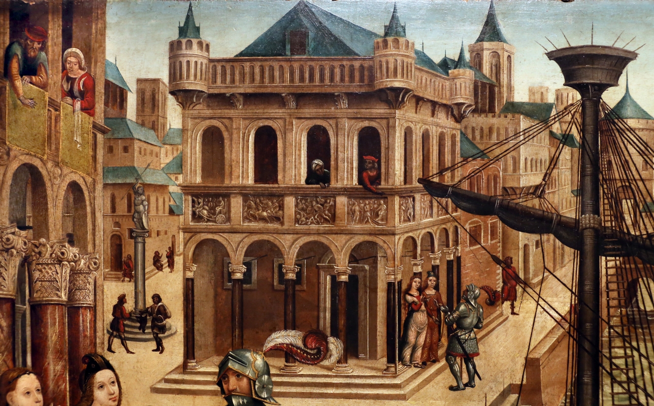 Maestro dei cassoni campana, teseo e il minotauro, 1510-15 ca. (avignone, petit palais) 03 - Sailko