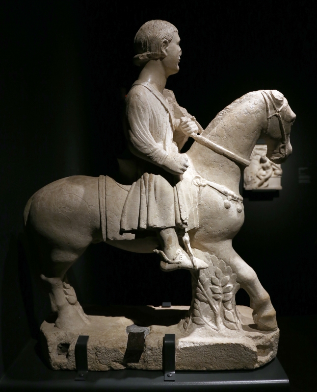 Maestro dei mesi, cavaliere (maggio), 1225-30 ca. (ferrara, museo della cattedrale) 01 - Sailko